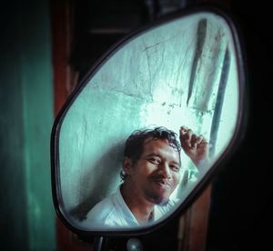 Portrait of a man smiling