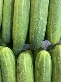 Full frame shot of green fruits for sale at market stall