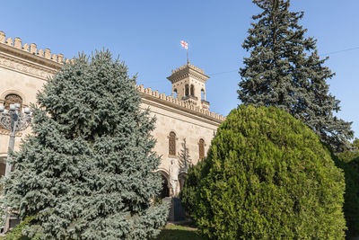 Low angle view of building against sky