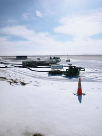 Oilfield snow