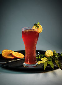 Close-up of drink on table