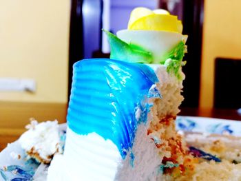 Close-up of ice cream