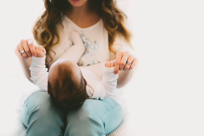 Woman with baby