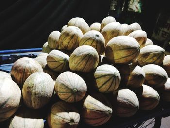 Close-up of melons for sale