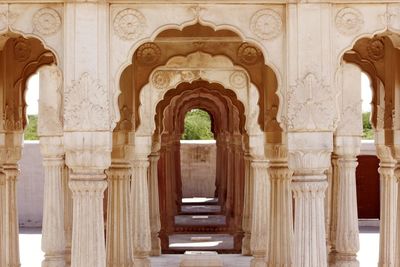 Entrance of historic building