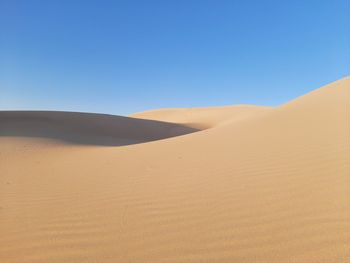 Amazing dunes in sahara desert of algeria