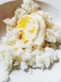 Close-up of meal served in plate