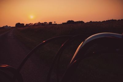 View of sky at sunset