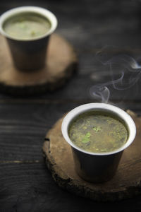 Rasam shots is a must dry in the winters