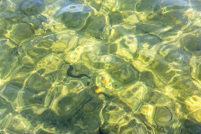 Full frame shot of water in swimming pool