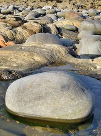 Rocks in water