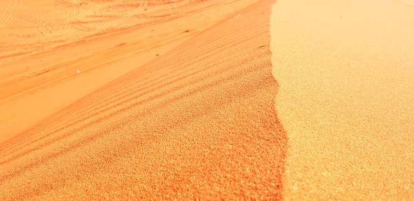 Full frame shot of sand dune