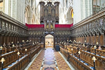 Interior of gloucester cathedral