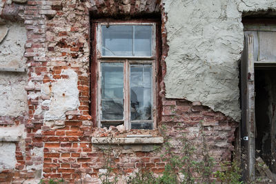 Window of old building