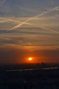 Scenic view of sky during sunset