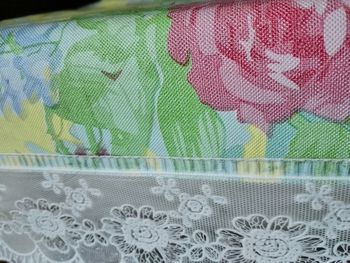 Close-up of fabric on fabric