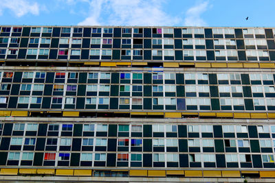 Low angle view of building against sky