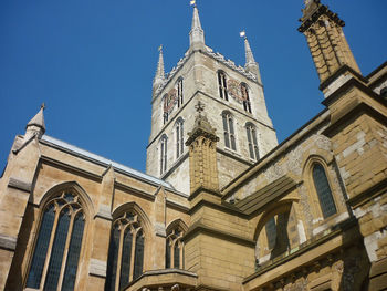 Low angle view of building against sky