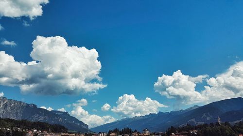 Panoramic view of landscape against sky