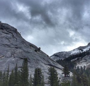 Scenic view of mountain against sky