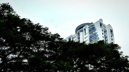 Low angle view of building against sky