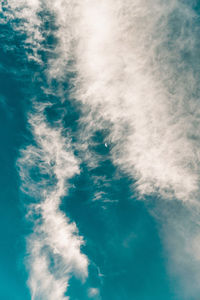 Low angle view of clouds in sky