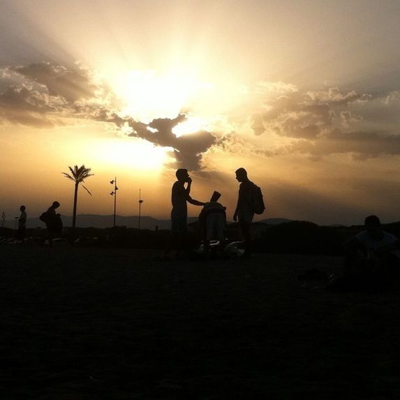 People & beach