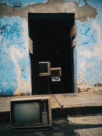 Door of old house