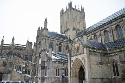 View of cathedral against sky in city