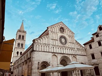 Low angle view of cathedral against sky