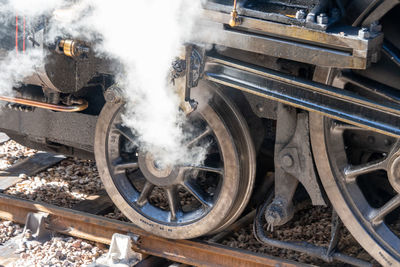 Steam trains wheels and running gear