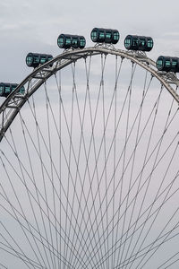 Low angle view of bridge against sky