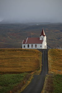 View of house on mountain