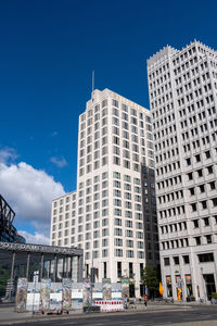 Low angle view of buildings against sky