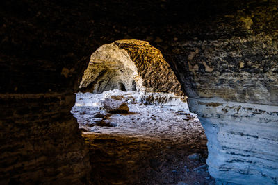 Scenic view of cave