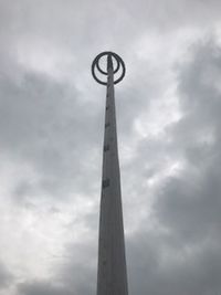 Low angle view of cloudy sky