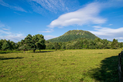 Scenic view of landscape against sky