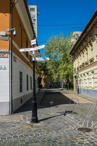 High angle view of building