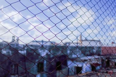 Full frame shot of chainlink fence