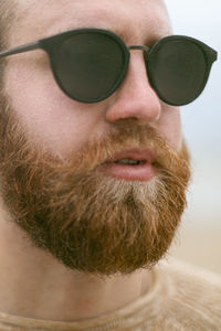 Portrait of young man wearing sunglasses