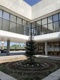 Modern building against sky