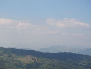 Scenic view of landscape against sky