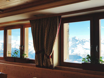 Open window of house