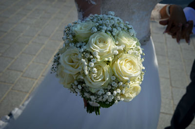 Close-up of rose bouquet