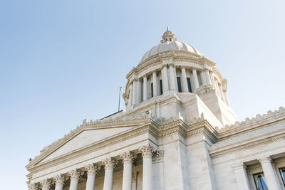 Olympia, usa. march 2022. washington state capitol on a sunny day