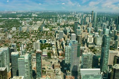 Aerial view of cityscape
