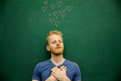 Portrait of young man