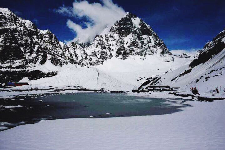 SCENIC VIEW OF SNOWCAPPED MOUNTAIN