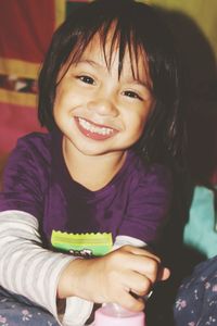 Portrait of a smiling girl