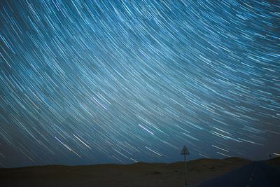 Full frame shot of sky at night